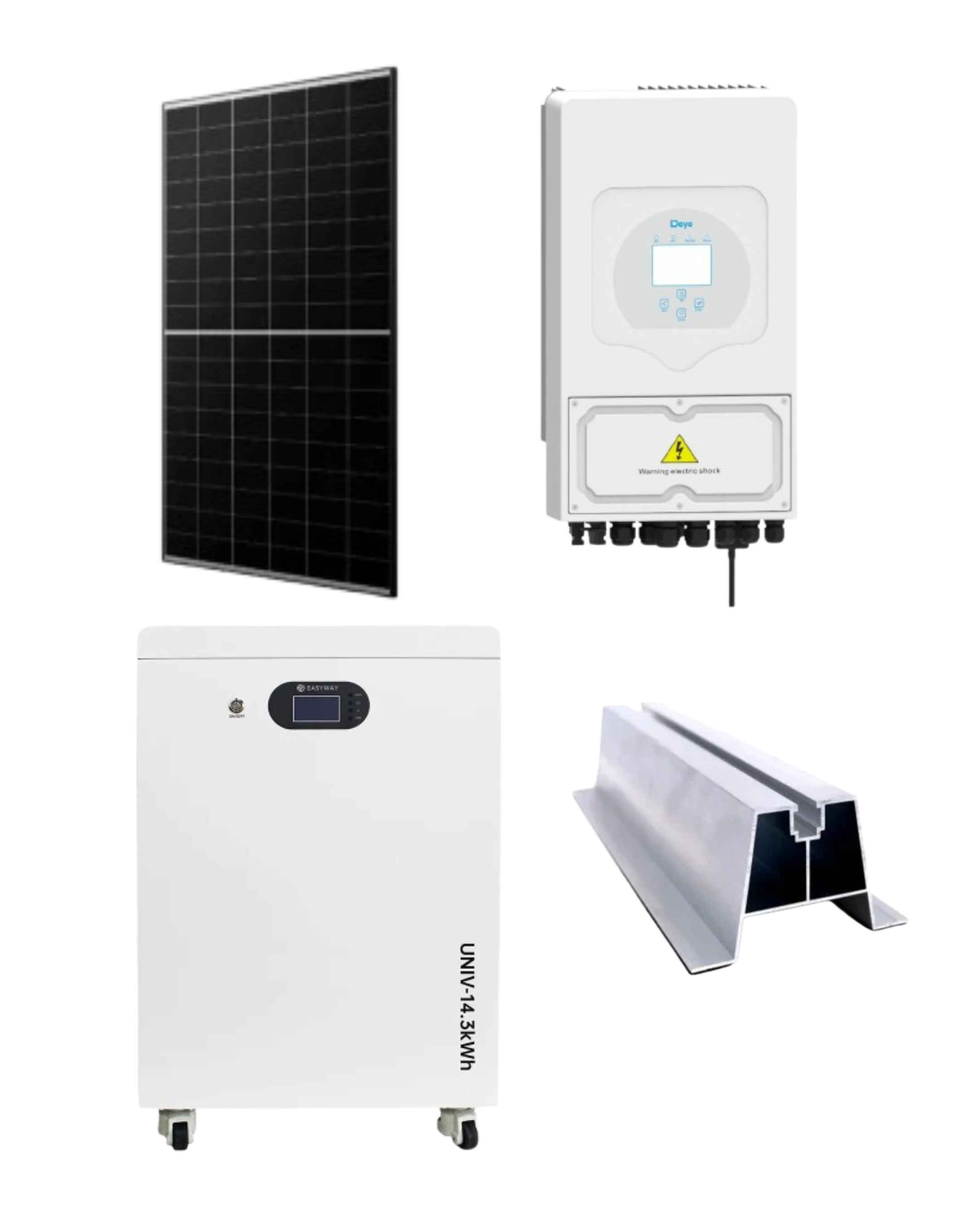 Kit fotovoltaic 8kW cu baterie