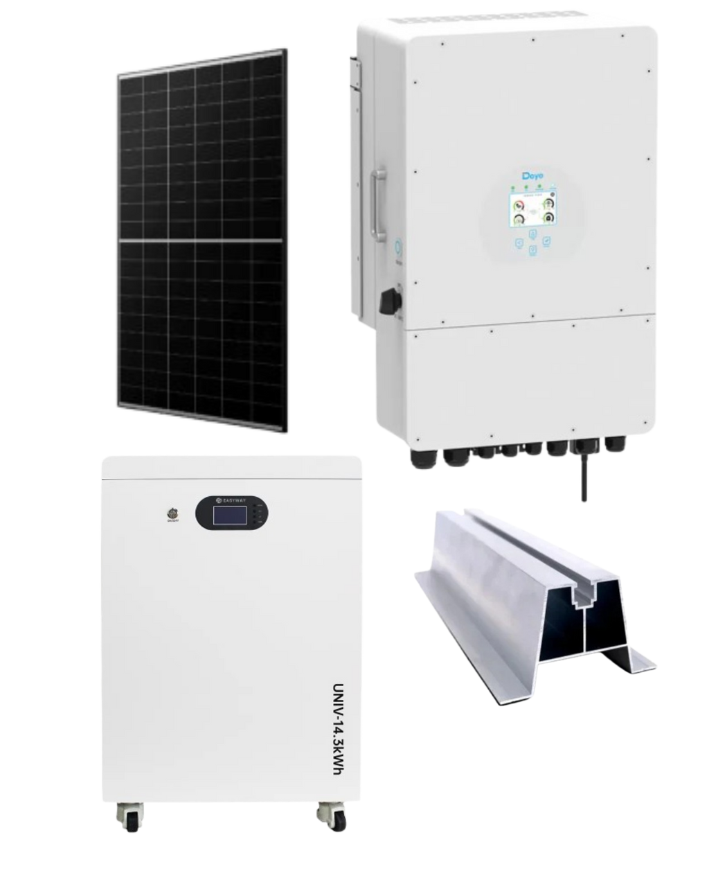 Kit fotovoltaic 10kW cu baterie